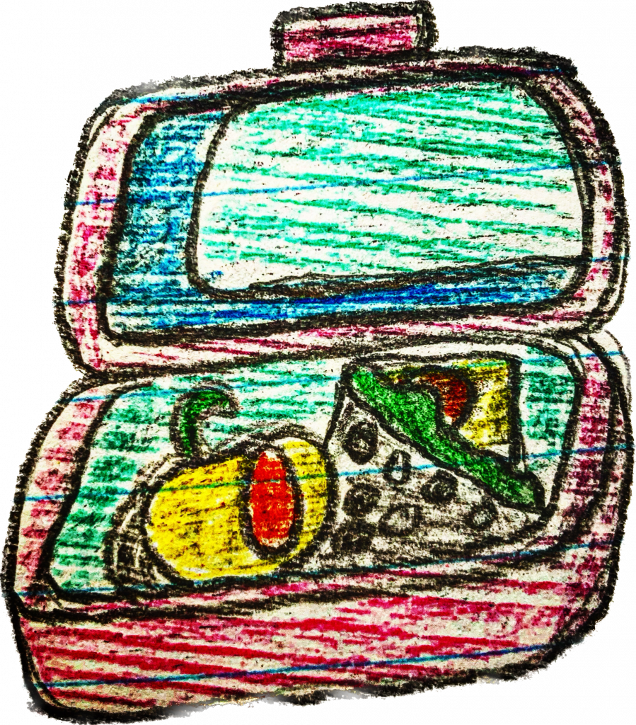 An illustration of lunch box